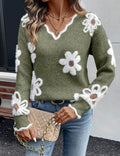 Women's long sleeve shirt (flower)